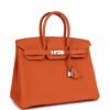 9C325599-A626-F683-50EE-D6B4C0D5E35B.jpg Birkin 25 Orange Togo Palladium Hardware