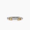 9D4D2FBB-FBFB-2C8A-2A3C-0EB77A34E62E.jpg Petite Helena Wrap Band Ring Sterling Silver with 18K Yellow Gold and Diamonds, 4mm