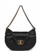 Chanel 19 Hobo Bag Black Lambskin Mixed Metal Hardware