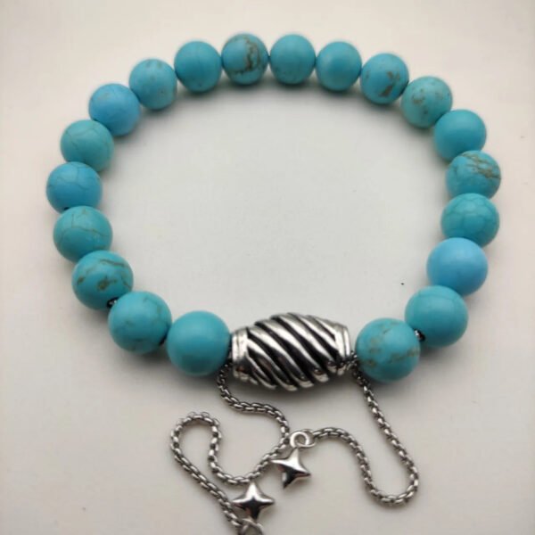 8MM Stretch Rock Crystal Bracelet