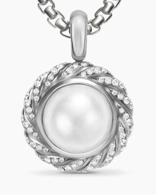A3D70AEE-3932-35B5-1FCC-D87A1D07A0C1.jpg Pearl Classics Cable Halo Amulet Sterling Silver with Diamonds