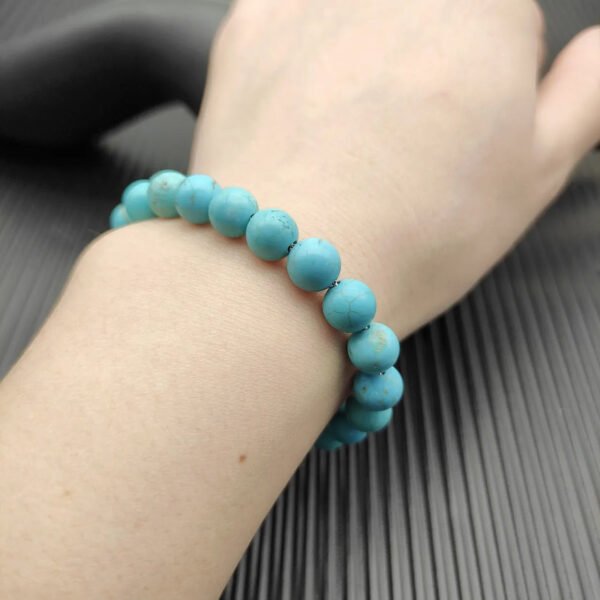 8MM Stretch Rock Crystal Bracelet