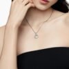 A6B042D0-9892-225C-9BDC-3AD8BC938F62.jpg Initial Charm Necklace Sterling Silver with Diamond I