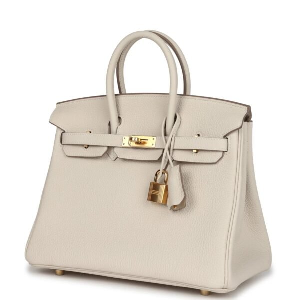 Birkin 25 Craie Togo Gold Hardware with Gold Hardware
