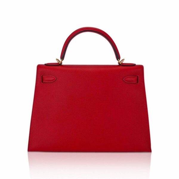 AB6AD463-A26B-122C-3572-10A1BA9FB2B0.jpg Kelly 28 Sellier Bag Rouge Casaque Epsom Leather with Gold Hardware