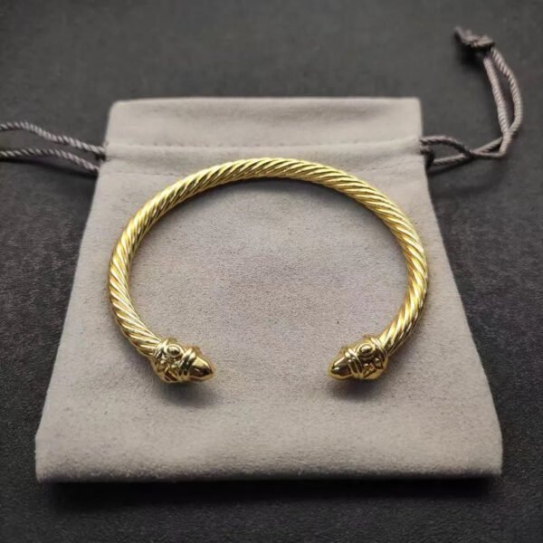 AD257E9A-C612-F5F8-54CD-075412B8627A.jpg Renaissance® Classic Cable Bracelet gold, 5mm