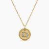 AE0EA1FF-F967-5563-437B-5AA2754A313E.jpg Initial Charm Necklace 18K Yellow Gold with Diamond D