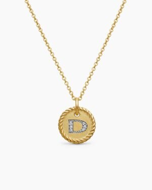 AE0EA1FF-F967-5563-437B-5AA2754A313E.jpg Initial Charm Necklace 18K Yellow Gold with Diamond D