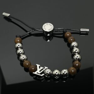AF0439AB-CB2D-9217-E436-DA11CEBF7119.jpg 18K Surfin' Brown Beads Bracelet