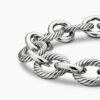 B04A98D1-A250-2565-E414-C5CA0ED188C3.jpg Oval Link Chain Bracelet Sterling Silver - 19CM