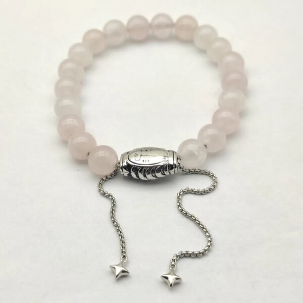 8MM Stretch Rock Crystal Bracelet