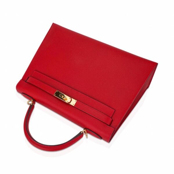 B20A3918-4DD0-2511-9714-1E3F7B756E72.jpg Kelly 28 Sellier Bag Rouge Casaque Epsom Leather with Gold Hardware