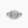 B29A9321-9AE2-8794-A37A-EF828BFBC2EF.jpg Petite Albion® Ring Sterling Silver with Pavé Diamonds - 6