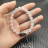8MM Stretch Rock Crystal Bracelet