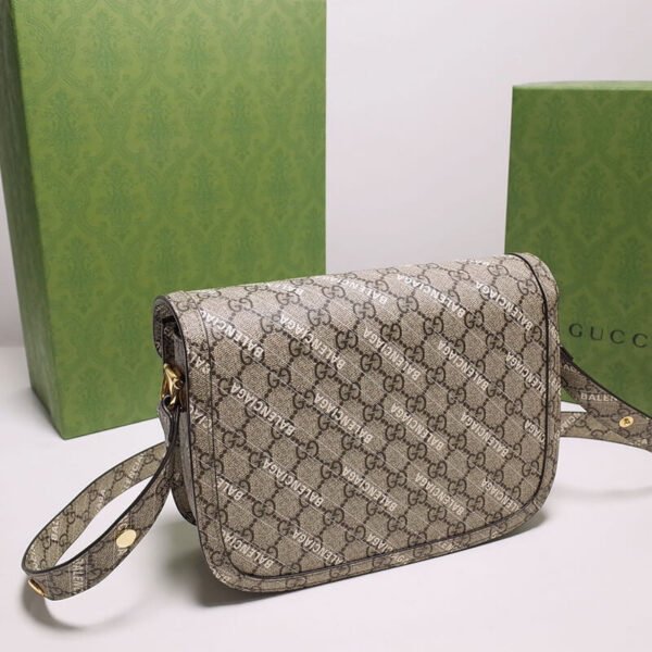 C030A2C9-1208-6A08-22B9-33AF5FA93D15.jpg Gucci x Balenciaga Horsebit 1955 Small Shoulder Bag
