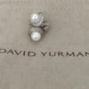 Pearl Classics Cable Halo Button Earrings Sterling Silver with Diamonds, 13mm