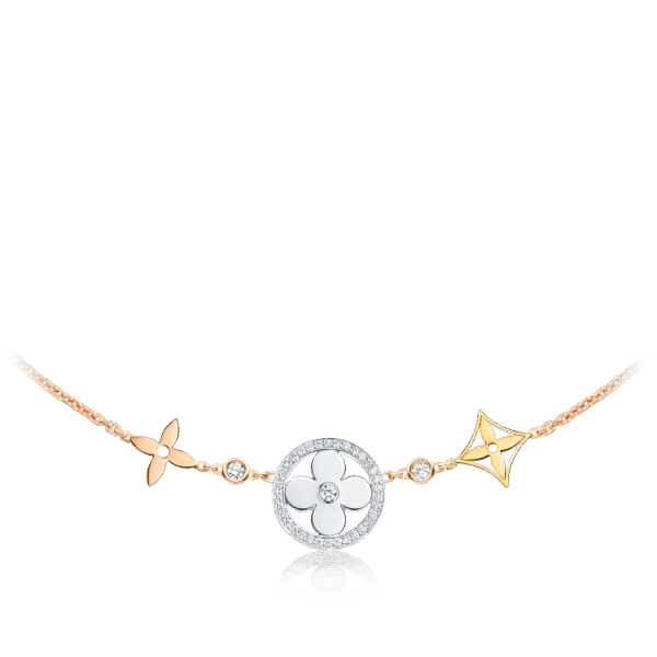 C39B7185-11F3-4CD9-ABFA-8B2118AD4C11.png Idylle Blossom XL Necklace, 3 golds and diamonds