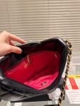 Chanel 19 Hobo Bag Black Lambskin Mixed Metal Hardware