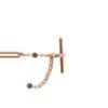 Hermes 18k Rose Gold Diamond Chaine d'Ancre Chaos XS Bracelet