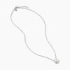 Petite Chatelaine Necklace Sterling Silver with Pearl, 10mm