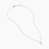 Petite Solari Pendant Necklace 18K White Gold with Pearl and Diamonds, 11.5mm