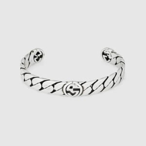 Wide Interlocking G bracelet