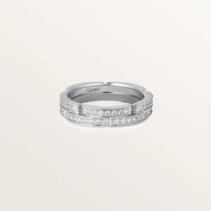 CD491480-002E-E822-2DB8-D5ED40E61780-1.jpg MAILLON PANTHÈRE THIN WEDDING BAND, 2 HALF DIAMOND-PAVED ROWS