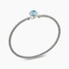 CF1AC38E-9F86-391E-4DFC-39C0E3AF9EF0.jpg Petite Chatelaine® Bracelet Sterling Silver with Blue Topaz, 3mm - 17cm