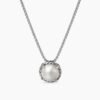 Petite Chatelaine&reg; Necklace Sterling Silver with Pearl, 10mm