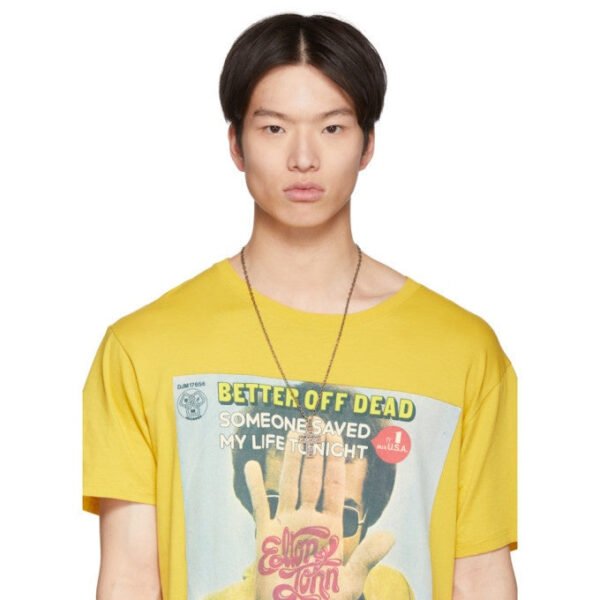 Silver Square G Cross Necklace