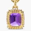 Marbella Pendant 18K Yellow Gold with Amethyst, 22mm
