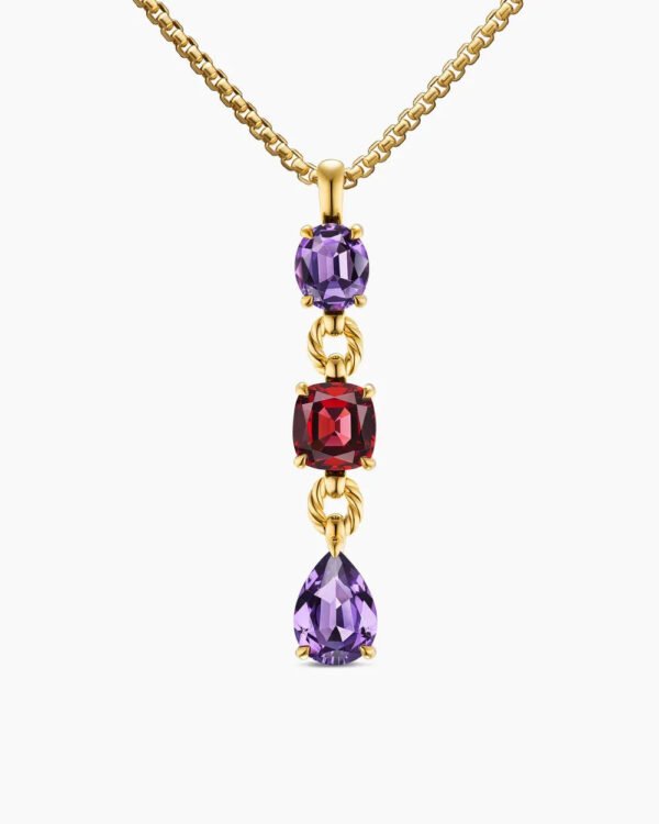 D0DF58B2-04CD-DC16-FF19-2F57C764E14A.jpg Marbella Y Pendant 18K Yellow Gold with Amethyst and Rhodolite Garnet, 57.8mm