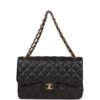 Jumbo Classic Double Flap Bag Black Caviar Gold Hardware