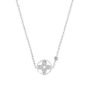 Idylle Blossom Pendant, White Gold And Diamonds