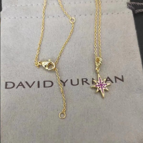 North Star Amulet 18K Yellow Gold with Diamonds