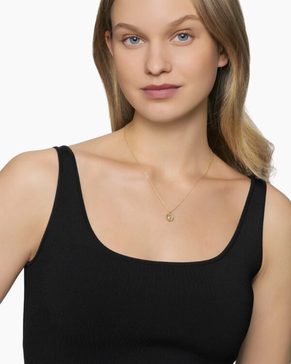 D991B37F-0F81-3307-7D60-41A9B7B6263F.jpg Initial Charm Necklace 18K Yellow Gold with Diamond C