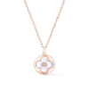 D9C33E84-2A26-EDEF-E403-F87125E574C4.png Color Blossom XL Medallion Pink Gold, White Mother-Of-Pearl and Diamond