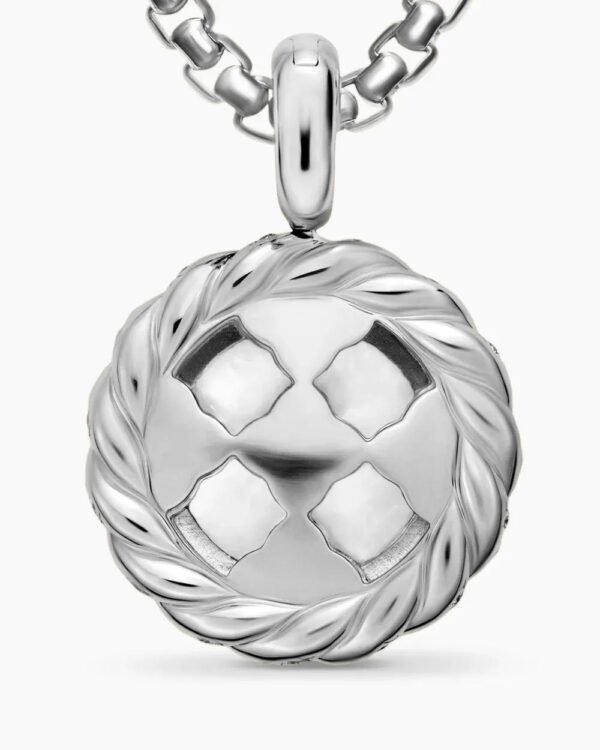 DEC6269B-0A45-D672-6220-54F35543BE5B.jpg Pearl Classics Cable Halo Amulet Sterling Silver with Diamonds