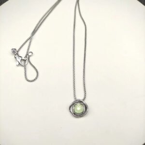 Petite Chatelaine&reg; Necklace Sterling Silver with Peridot, 10mm