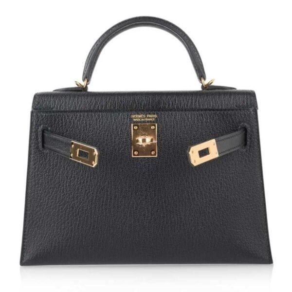 E4564037-B3FD-1254-34E5-1BD0A67EFEFC.jpg Kelly 20 Mini Kelly II Sellier Bag Black Chevre Gold Hardware Limited Edition