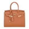 Birkin 30 Sellier Bag Gold Veau Graine Monsieur Laiton Limited Edition