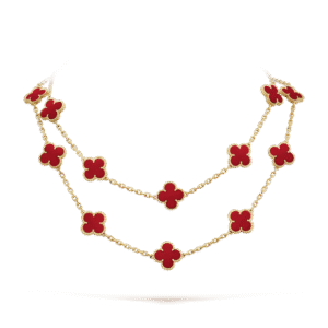 Vintage Alhambra long necklace, 20 motifs
