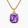 Marbella Pendant 18K Yellow Gold with Amethyst, 22mm