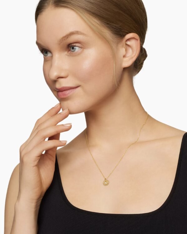 EFD91AC0-E0E8-A0A4-FB58-73E93EDA167F.jpg Initial Charm Necklace 18K Yellow Gold with Diamond K