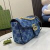 Gucci marmont 26 cm blue denim
