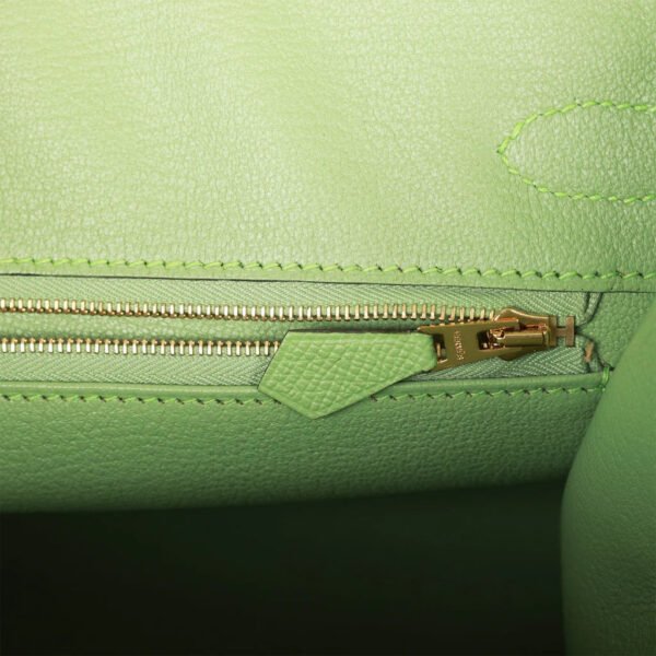 Birkin 30 Vert Criquet Epsom with Palladium Hardware