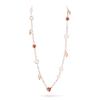 Lucky Spring long necklace, 15 motifs