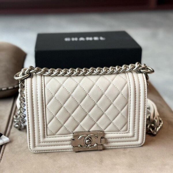 SMALL BOY HANDBAG - Gold Hardware