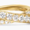 F4F0D8CE-D523-8543-75AF-923879E23372.jpg Pavé Crossover Ring 18K Yellow Gold with Diamonds, 6mm - 6