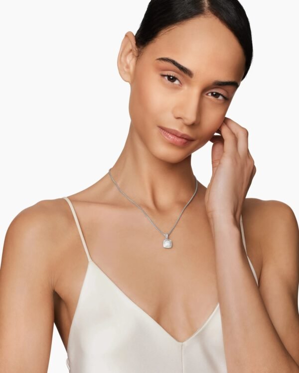 F9165191-42D8-D446-2A56-975807FA1CDB.jpg Albion® Pendant in Sterling Silver with Pave Diamonds,18mm